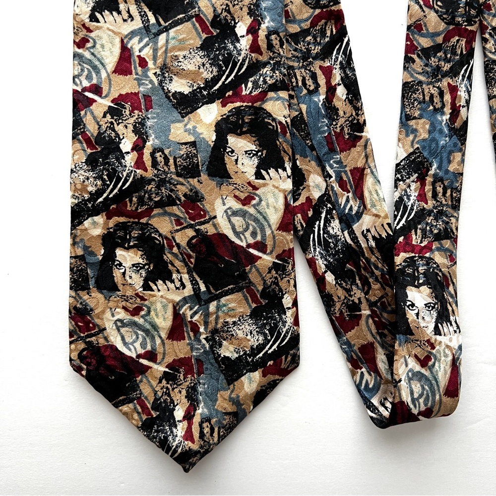 Vintage Wembley Silk Necktie Tie Gone With the Wind Movie Inspired State…